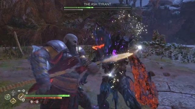 God of War Ragnarök: Dragon (The Ash Tyrant) Boss fight смотреть онлайн