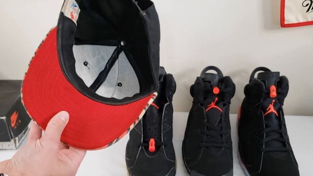 Air Jordan 6 Black/Infrared Collection And Comparison