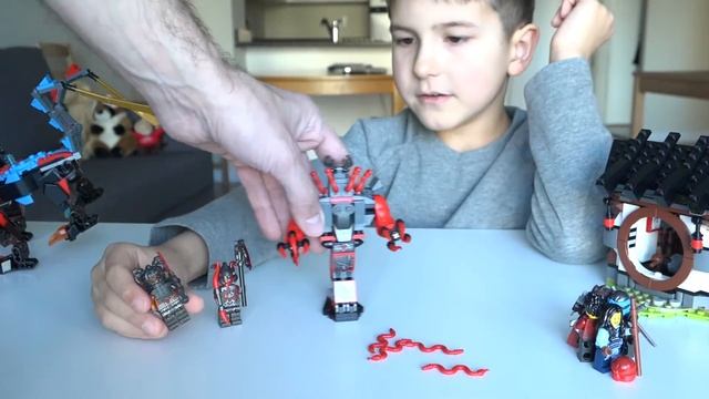 Обзор на русском Lego Ninjago Dragon’s Forge 70627 review unboxing kids channel / Funny Chipmunk P3 смотреть онлайн
