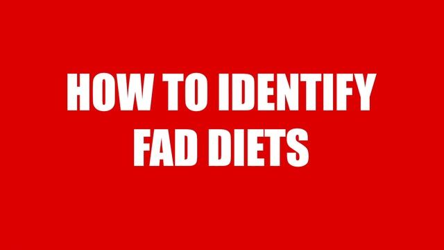 What are FAD Diets and Why Don't They Work? смотреть онлайн