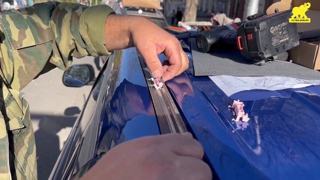 Установка рейлингов на Mitsubishi ASX