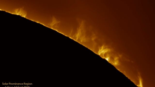 Solar Prominence Animation смотреть онлайн