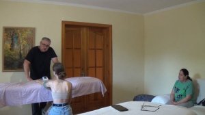 Искривление, боль в позвоночнике, непроизвольное сокращение мышц, 6часть.Вертебролог-остеопат Днепр