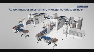 Комплекс для укладки упакованной продукции в коробки