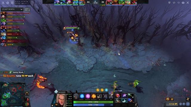 gpk Invoker - Gambit Esports - Dota 2 Pro Gameplay смотреть онлайн