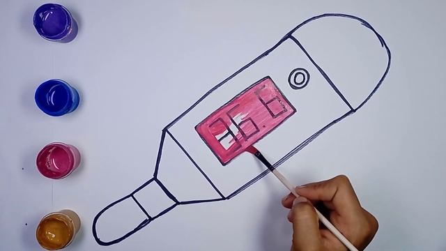 How to draw Thermometer | Вolajon uchun Termometr rasm chizish смотреть онлайн