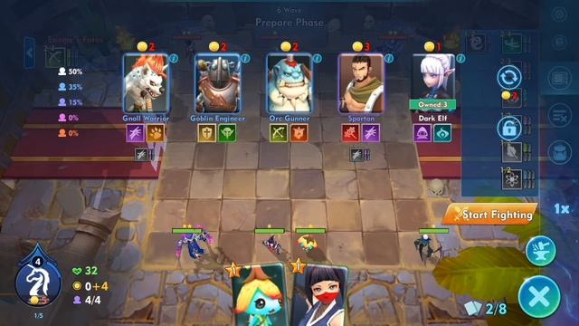 AUTO CHESS WAR offline Gameplay/Run through смотреть онлайн