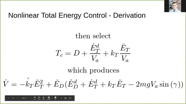 Longitudinal Total Energy Control Of UAS