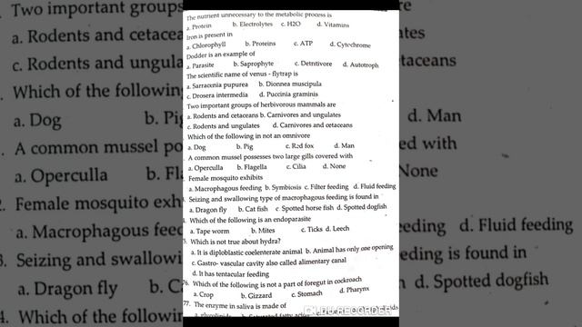 Solve MDCAT Biology MCQS//Human Digestive System PMC, Nums||Guess 2023 смотреть онлайн