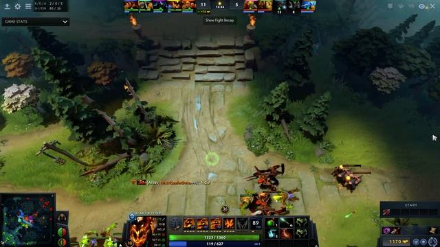 Babyknight plays Shadow Fiend Dota 2 Full Game смотреть онлайн
