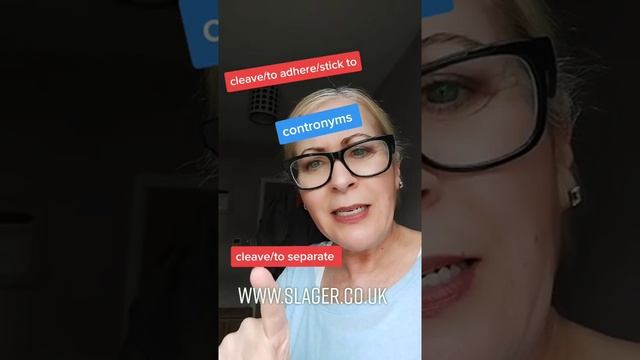 Contronyms! Cleave And Cleave