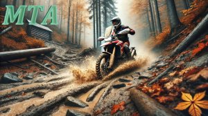 Осенний экстрим на кроссовых мотоциклах: Грязь, дождь и камни! 🍂🏍️