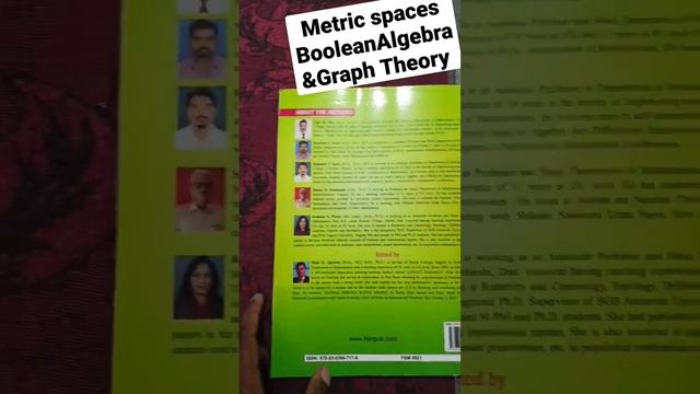 Metric spaces Boolean Algebra &Graph Theory for bsc students || semester 5th || #shots #maths смотреть онлайн
