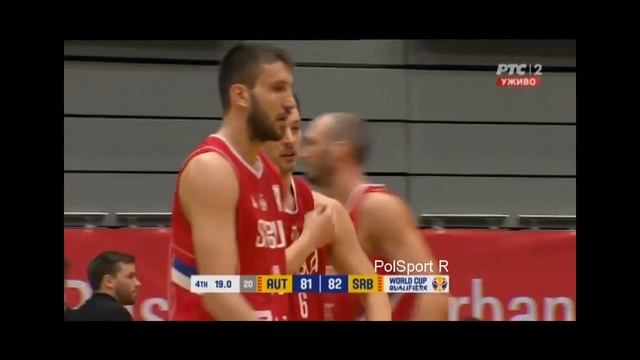 DRAMA TROJKA Avramovica + ZAVRSNICA MEČA| Austrija - Srbija 81:82 KOSARKA