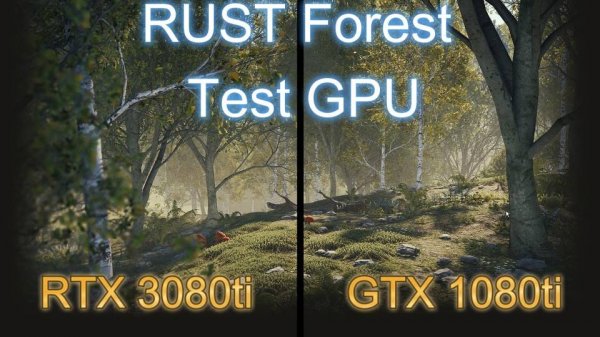 RUST Test Gpu RTX 3080ti vs GTX 1080ti