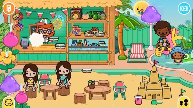 Katie and Amina going to water melon wave club смотреть онлайн