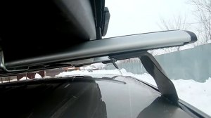 ИСПЫТАНИЕ НА ПРОЧНОСТЬ. 91кг. Багажник для а/м Гранта без опоры на крышу.