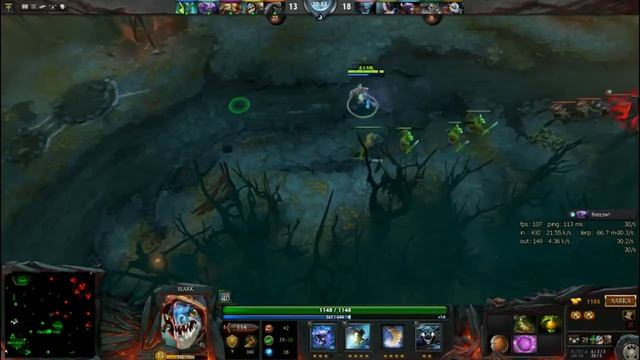 Dota 2 Slark and Pudge смотреть онлайн