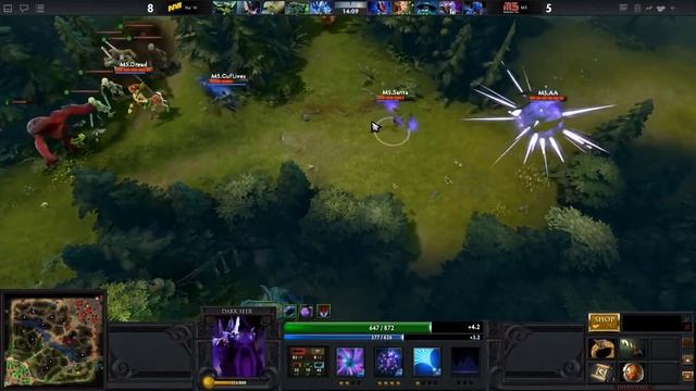 [Ti1] M5 vs NaVi - Четвертьфинал Верхней Сетки - Bo1 - The International 1 смотреть онлайн