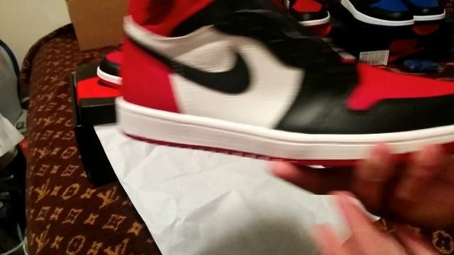 2018 Nike Air Jordan 1 Retro 'BRED TOE' Og High Review смотреть онлайн