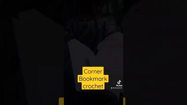 Corner Bookmark Crochet смотреть онлайн