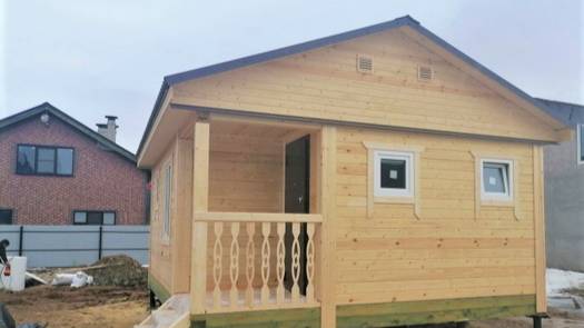 Баня–лучший лекарь, какие таблетки? Заболел–в баню, там все как рукой снимет. Баня из бруса 5х6 м смотреть онлайн