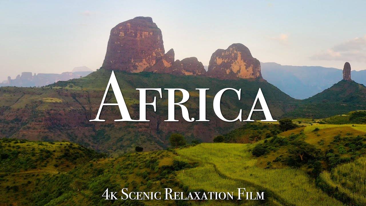 Africa 4K - Scenic Relaxation Film With Calming Music смотреть онлайн