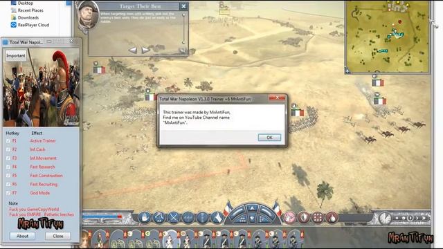 Total War Napoleon V1.3.0 Trainer +6 смотреть онлайн