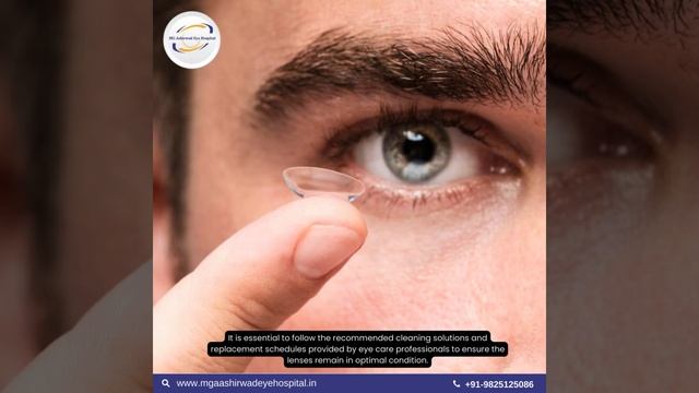 Contact Lens Care And Safety | Mahesh Garg | MG Ashirwad Eye Hospital