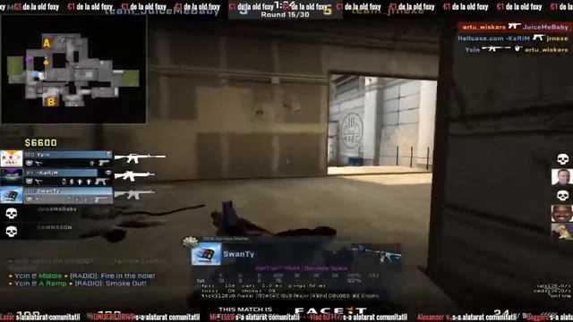 cs:go faceit смотреть онлайн