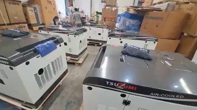 Genset Silent 15 Kva 3 Phase maksimal Output 12000 Watt Tsuzumi japan technology TDG 15000SDV смотреть онлайн