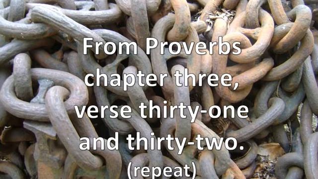 Proverbs 3:31-32, Envy thou not the oppressor, KJV, singalong w lyrics, key of Dm смотреть онлайн
