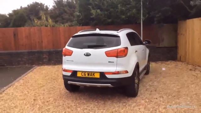 KIA SPORTAGE CRDI 3 SAT NAV ISG WHITE 2014 смотреть онлайн