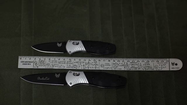 Size of Benchmade 586 Mini Barrage & Benchmade 581 Barrage смотреть онлайн