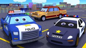 Полицейский Участок - Мультик про полицейские машинки - Мультфильм для детей.