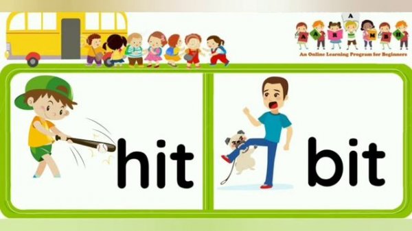 cvc words for kindergarten | cvc word reading | cvc words | cvc words letter i| Three letter words
