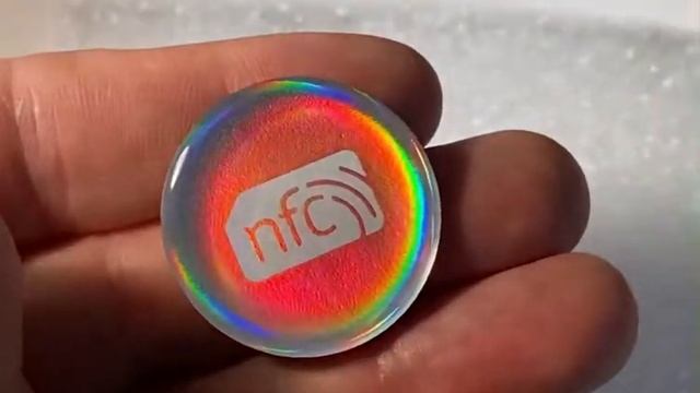 30mm hologram NFC tag NXP NTAG213 смотреть онлайн