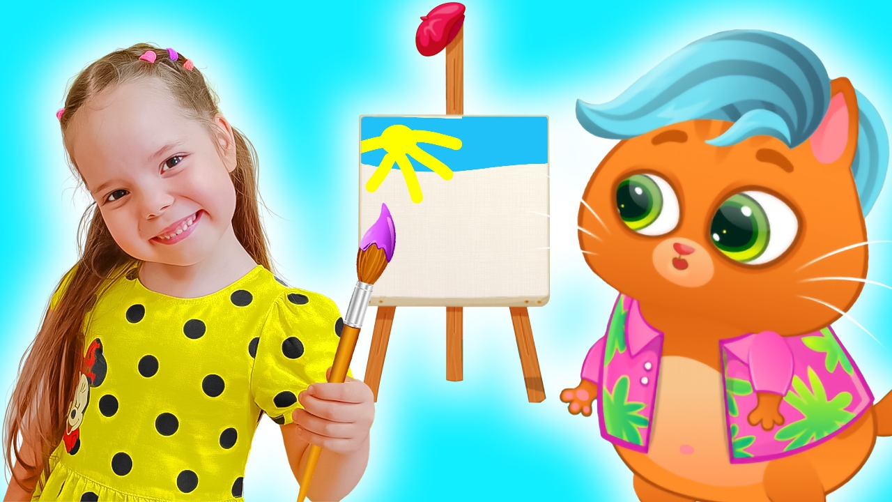 Мультики для детей про котика Bubbu | Настя и Бубу интересные приключения смотреть онлайн