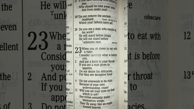 Proverbs 22:24-29,Proverbs 23:1-5 (Do not overwork to be rich; because of your understanding, cease смотреть онлайн