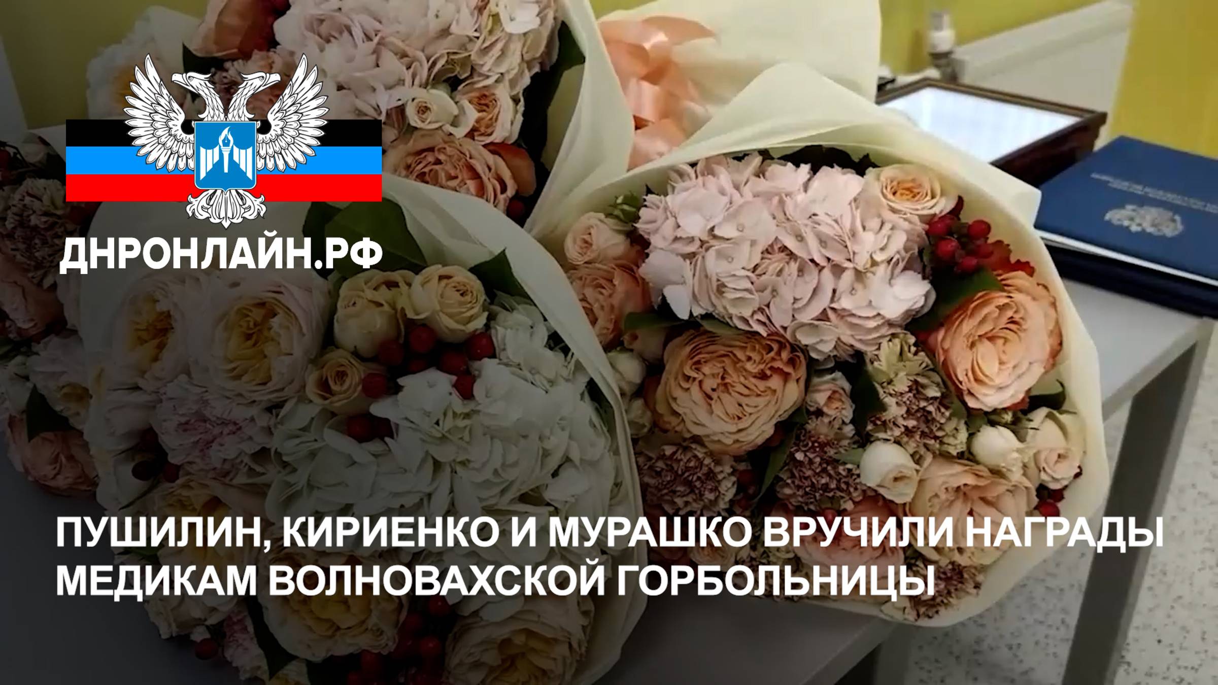 Пушилин, Кириенко и Мурашко вручили награды медикам волновахской горбольницы смотреть онлайн