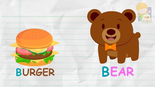 A B C | Learn With Fun | A B and C Words - Cute Baby Animal & Cartoon Animations смотреть онлайн