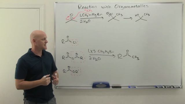 20.4 Reaction with Organometallics | Carboxylic Acid Derivatives | Organic Chemistry смотреть онлайн