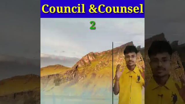 Council and counsel main kya difference hai।#homonyms #english смотреть онлайн