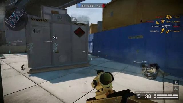 Warface - Нефтебаза "Командный бой" за инженера с Золотой CZ Scorpion EVO 3 A1 смотреть онлайн