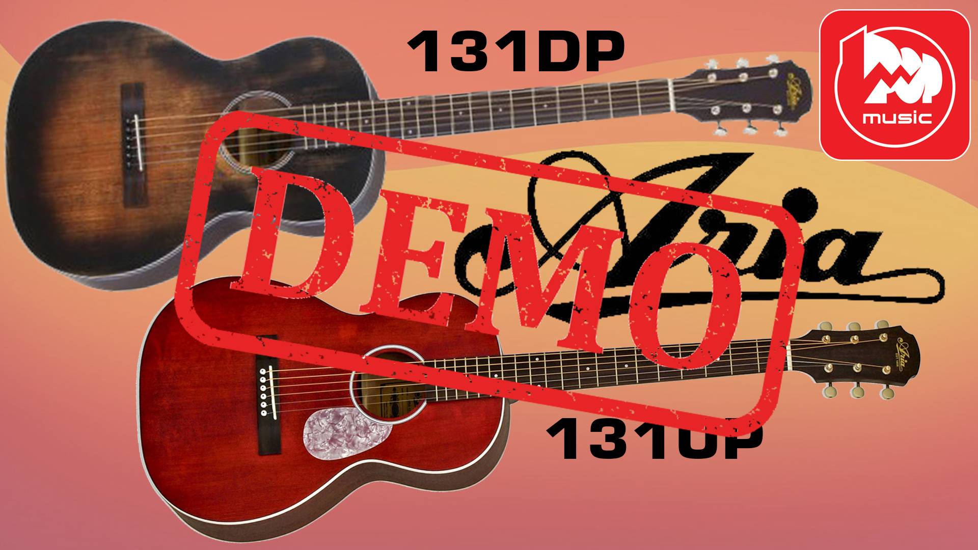 Акустическаие гитары ARIA-131UP и ARIA-131DP - демонстрация звучания смотреть онлайн