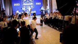 Флешмоб родителей 134  лицей 2023 год
