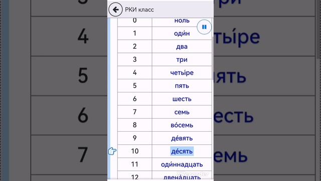 Числительные 1 - 20 смотреть онлайн