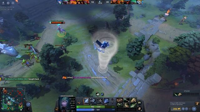 First time trying Ranked Matchmaking AI Bot Script 7.33c - Drow Ranger смотреть онлайн