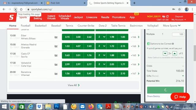 The Sportybet 'Flexibet Option' - A good way of preserving your bet-slip from a loss!!! смотреть онлайн