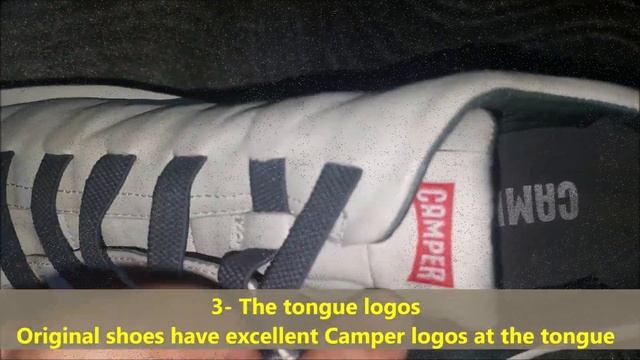 Camper Shoes Real Vs Fake. How To Spot Fake Camper Footwear